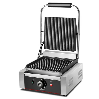 Contact Grill Professionnel Sandwichera Eléctrica Plancha Contact Panini Press Grill 811